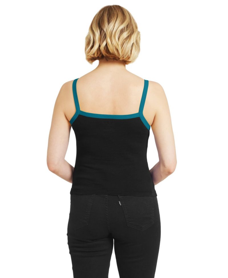 Women's Black Jacksonville Jaguars Color block Tank Top