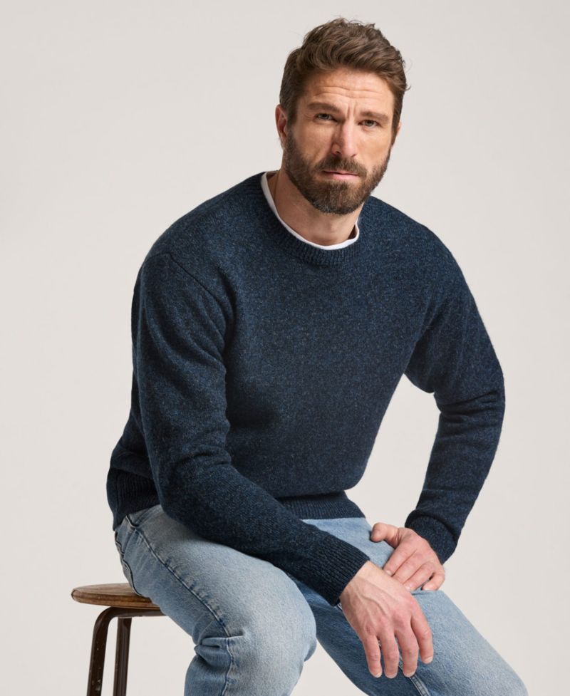 Men's Shetland Crewneck Sweater