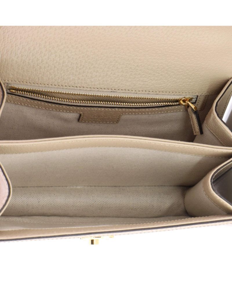 Small Ophidia Flap Top Handle Bag GG Coated Canvas