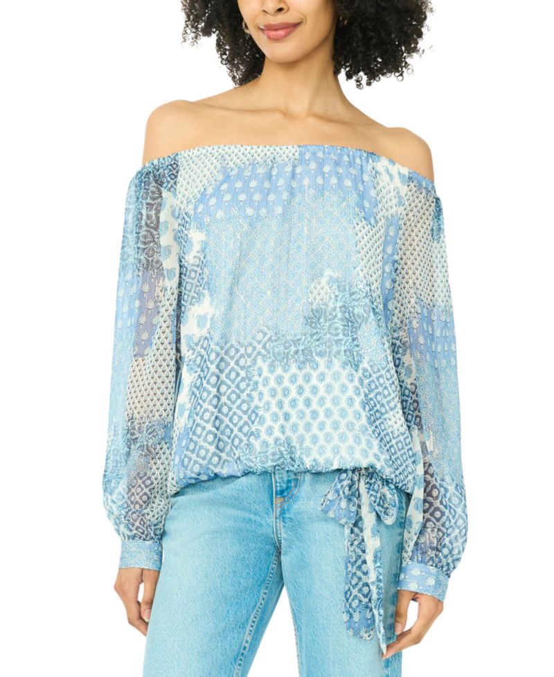 Women's Off-The-Shoulder Long-Sleeve Blouse