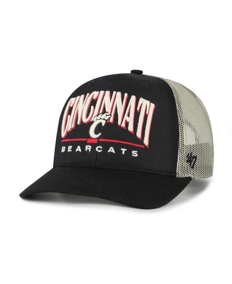 Men's Black Cincinnati Bearcats Arid Adjustable Trucker Hat