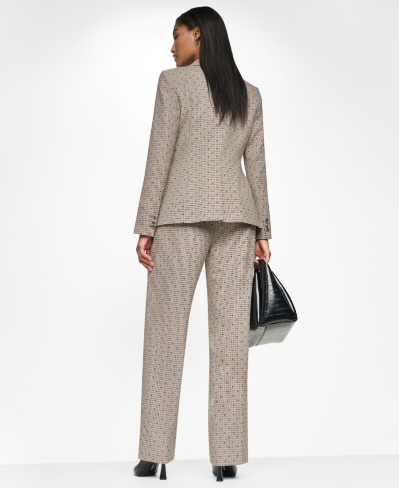 Women's High-Rise Straight-Leg Full-Length Pants, Regular & Petite