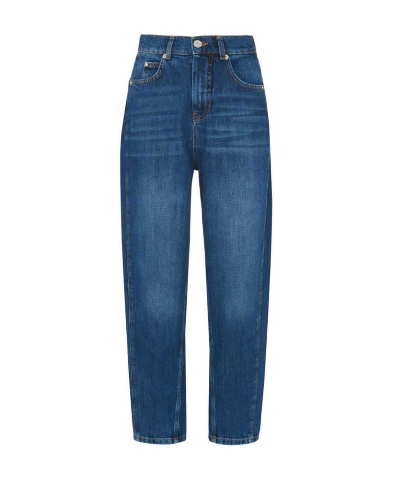 Women's High Waist Barrel Jeans