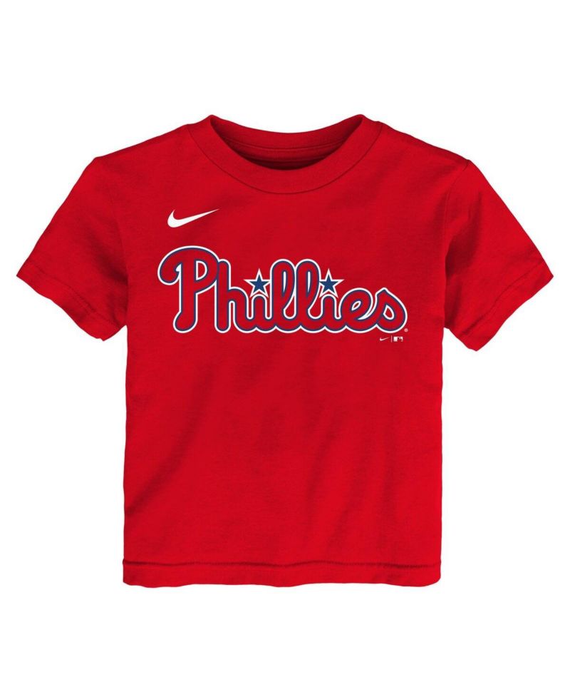 Baby Boys and Girls Bryce Harper Red Philadelphia Phillies Name & Number T-Shirt