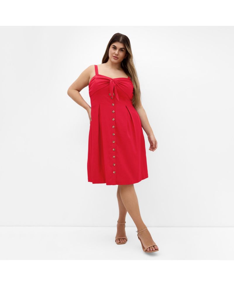 Women's Sweetly Tied Midi Dress
