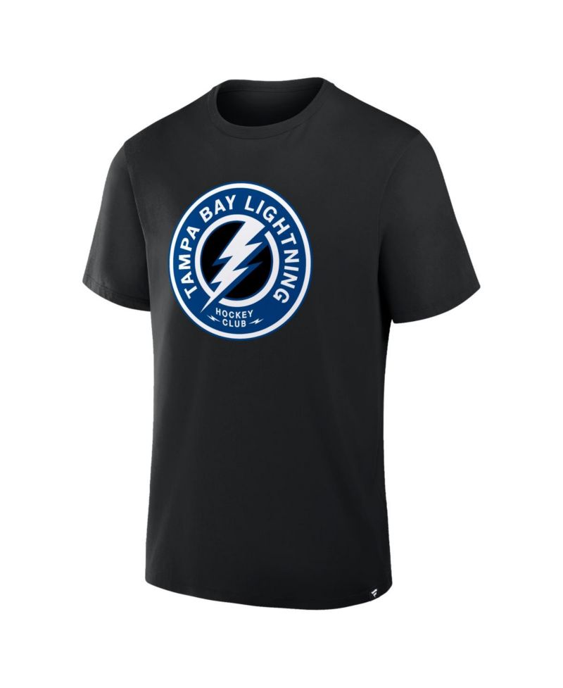 Men's Black Tampa Bay Lightning Elevated Essential T-Shirt