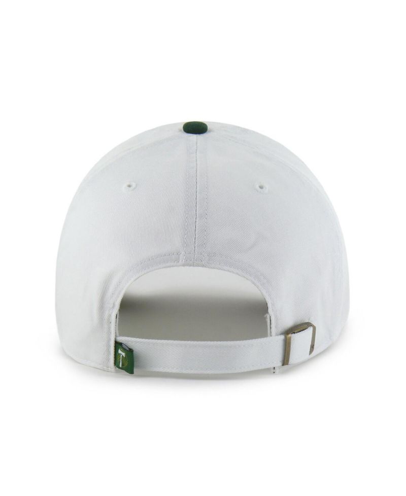 Men's White Portland Timbers Two-Tone Clean Up Adjustable Hat