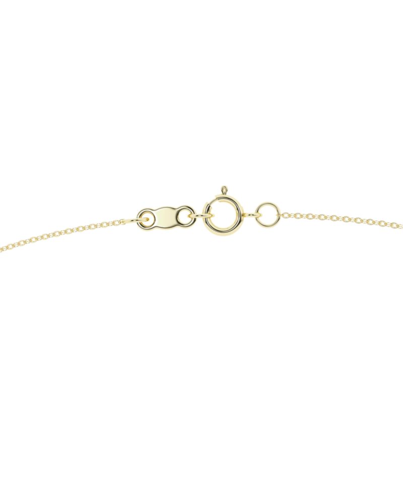 Cultured Freshwater Pearl (8-9mm) & Diamond Pendant Necklace in 14k Yellow Gold