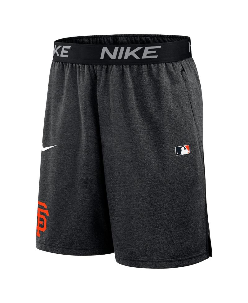 Men's Black San Francisco Giants Authentic Collection Performance Knit Shorts