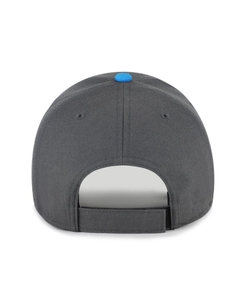 Men's '47 Charcoal Carolina Panthers Split Block MVP Adjustable Hat