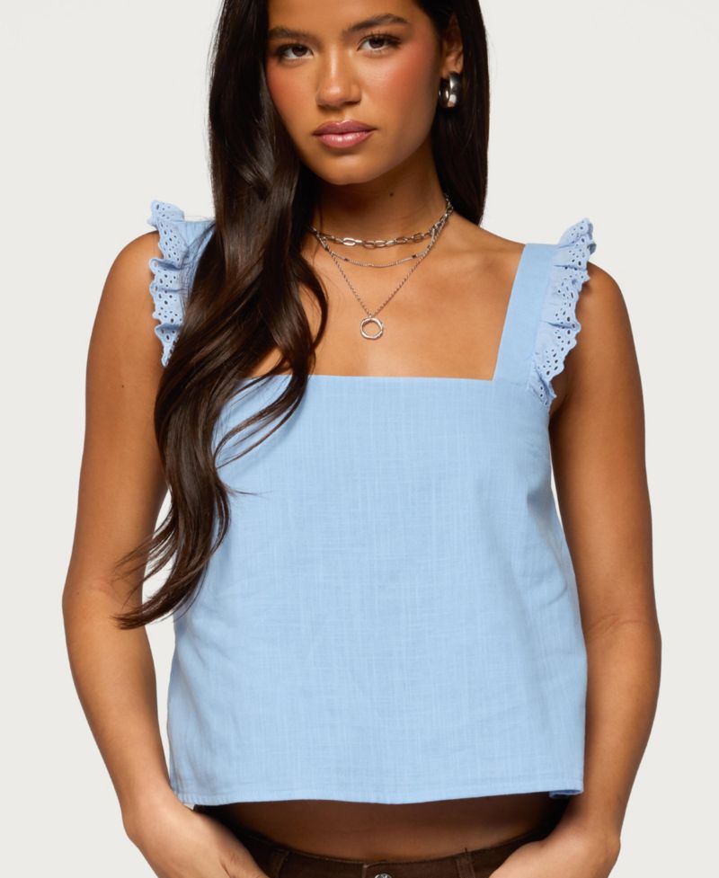 Women's Viviana Linen Look Top