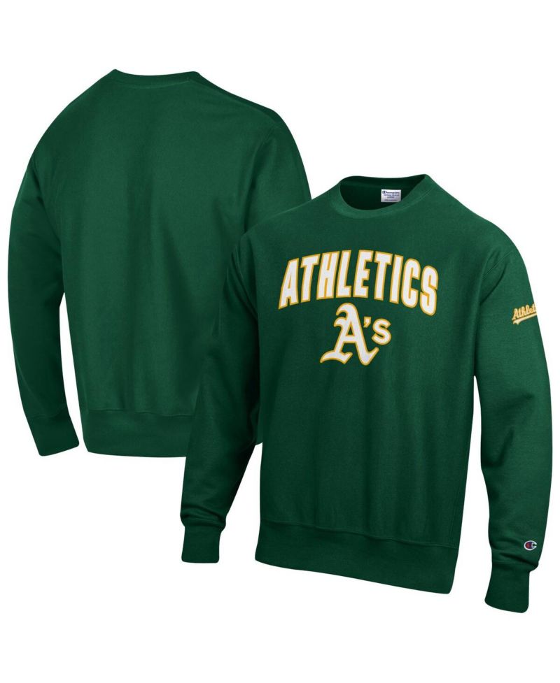 Men's Green Athletics Reverse Weave Chenille Sweatshirt