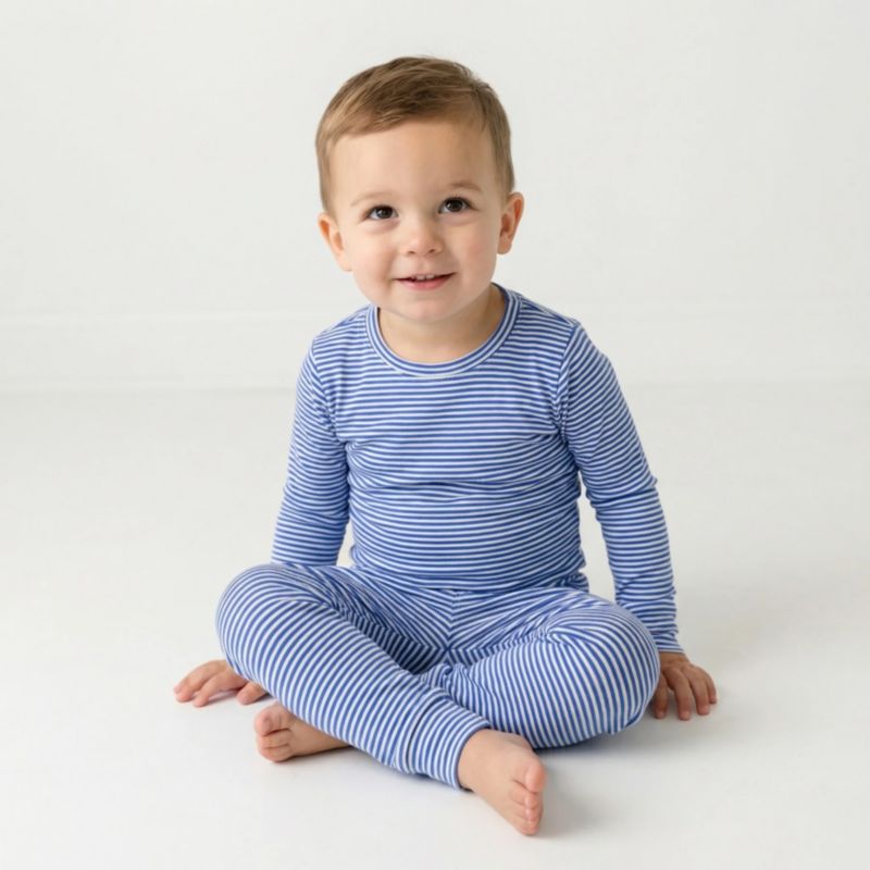 Toddler Boys Stripe Pajama Set