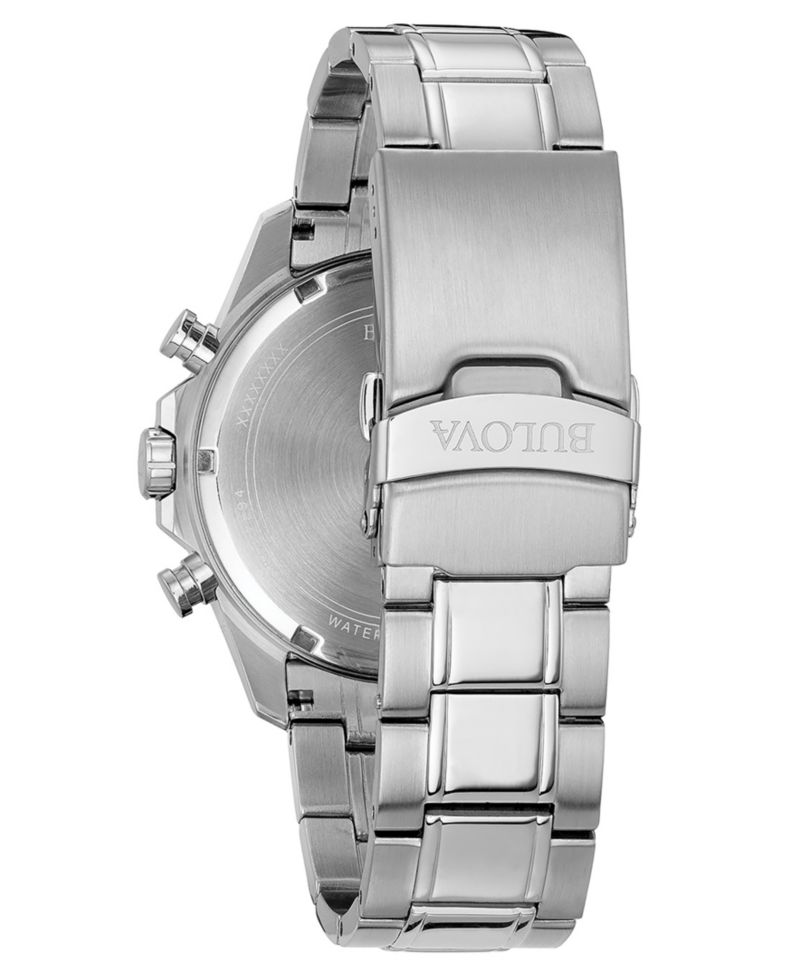 Men's Chronograph Marine Star Stainless Steel Bracelet Watch 43mm
