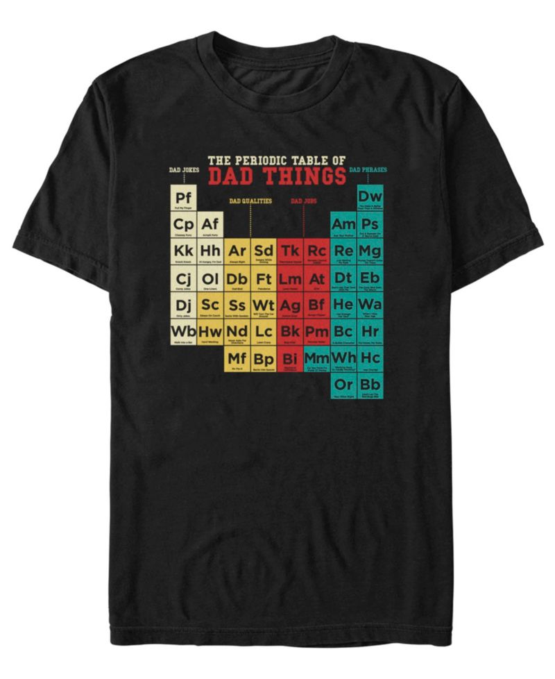 Men's Periodic Table Of Dad Short-Sleeve T-Shirt