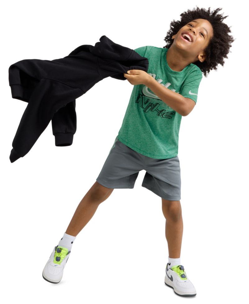 Boys' 2T-7 Short-Sleeve T-Shirt and Shorts, 2-Piece Set