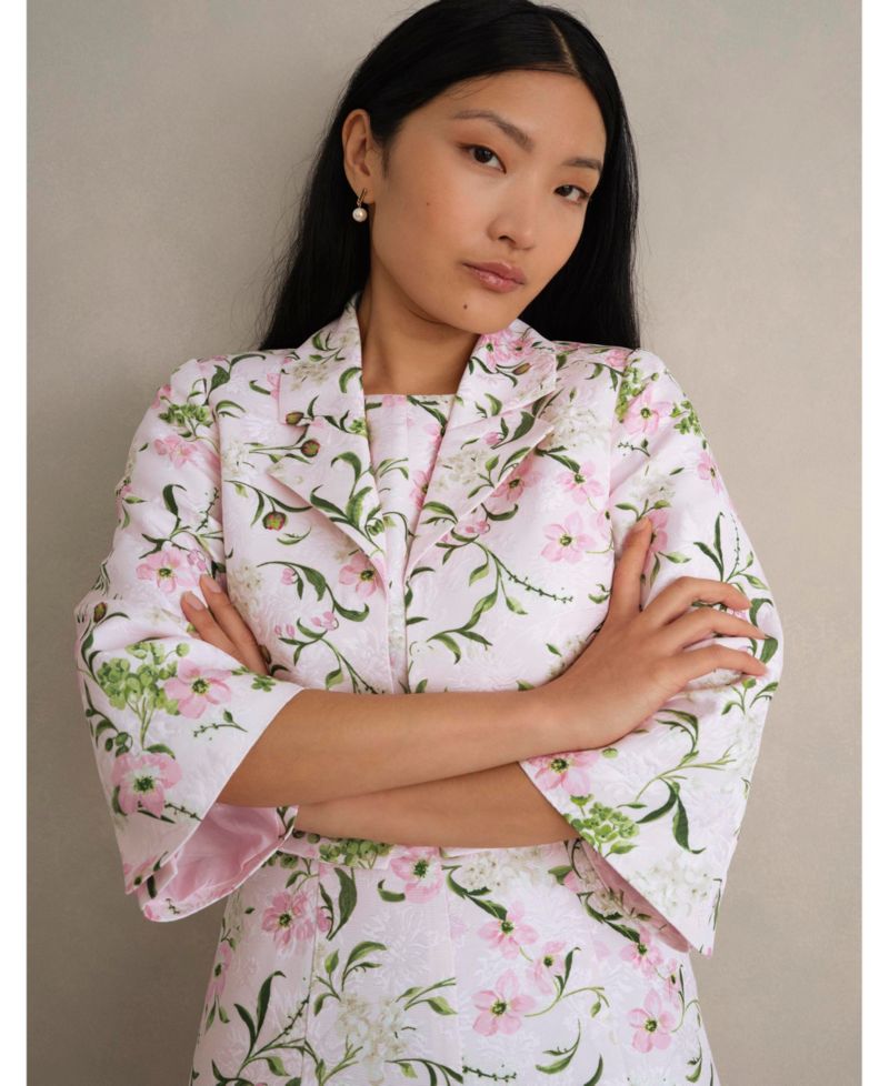 Women's Lana Cropped Floral Jacket
