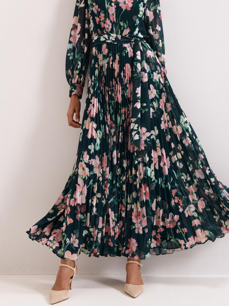 Women's Rosa V-Neck Floral Maxi Dress