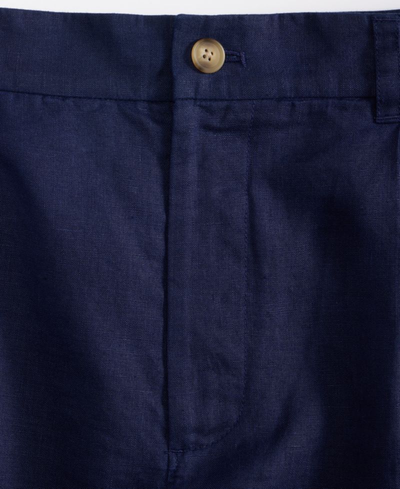 Men's Linen Pleated Shorts