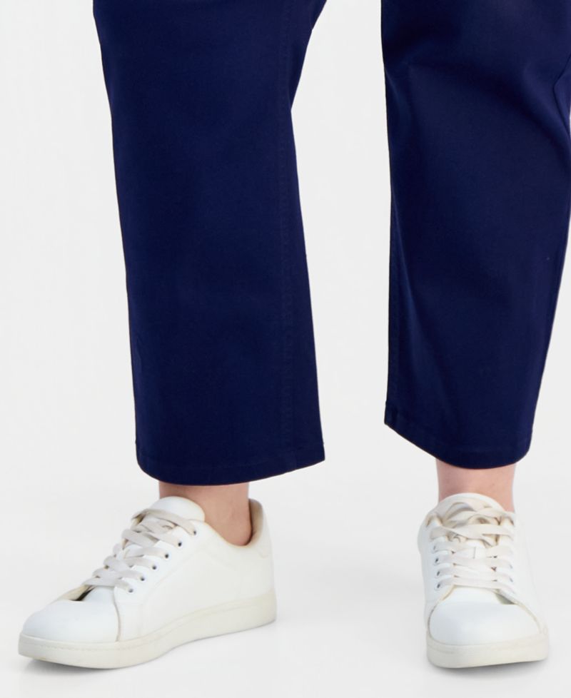 Plus Size Lexington High Rise Crop Straight Leg Jeans
