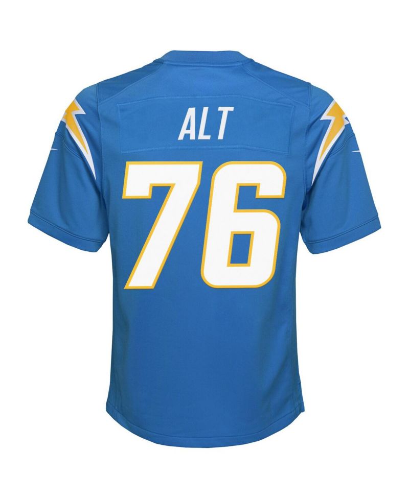 Big Boys and Girls Joe Alt Powder Blue Los Angeles Chargers 2024 NFL Draft First Round Pick Player Game Jersey