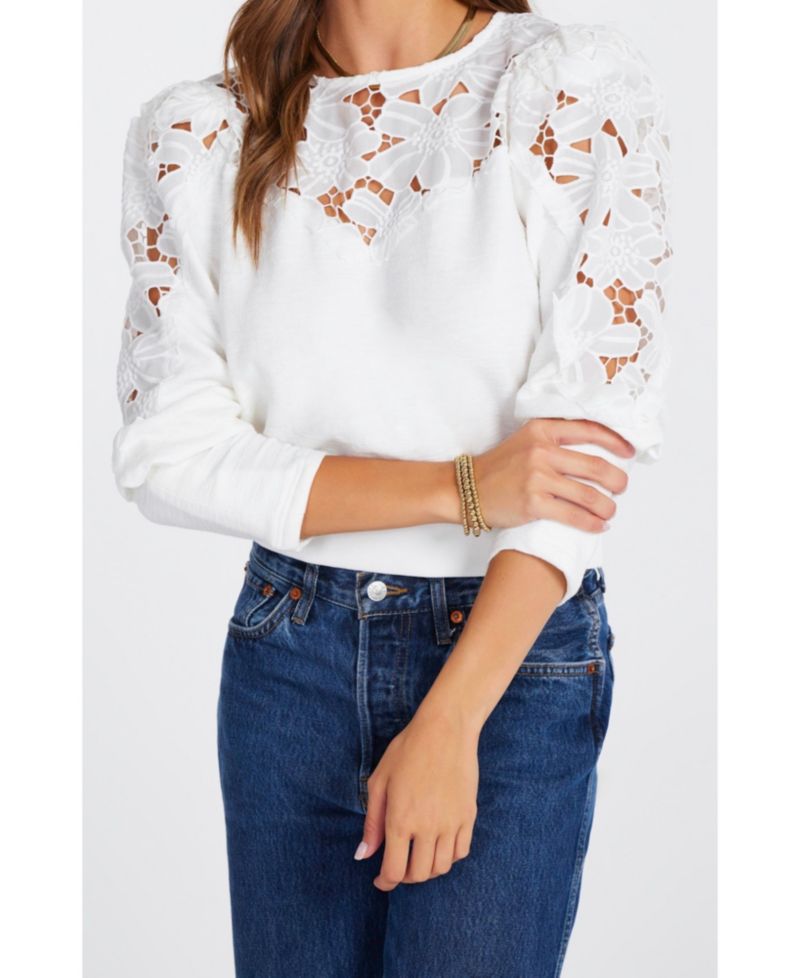 Women's Bishop + Young Flora Texture Pullover