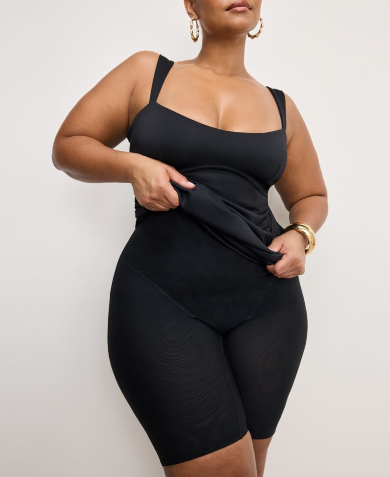 Women's Sculpting Sweetheart Midi Dress, Regular & Plus Size