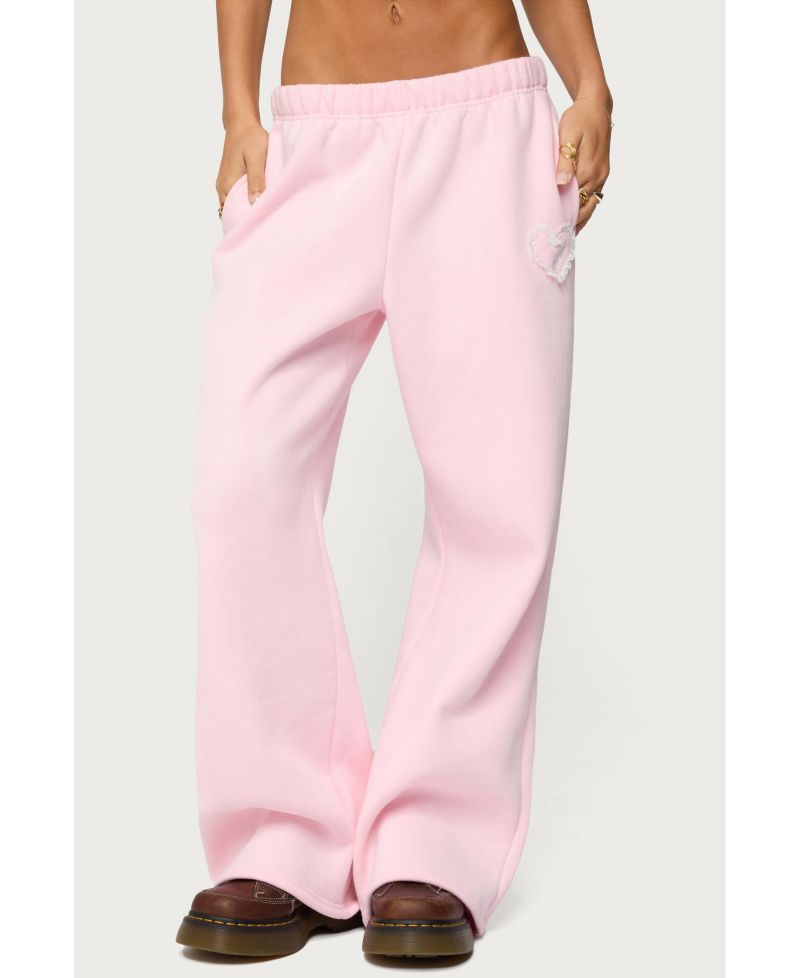 Women's Love Wide Leg Sweatpants