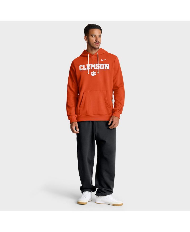 Men's Orange Clemson Tigers 2025 Sideline Standard Issue Dri-FIT Hoodie