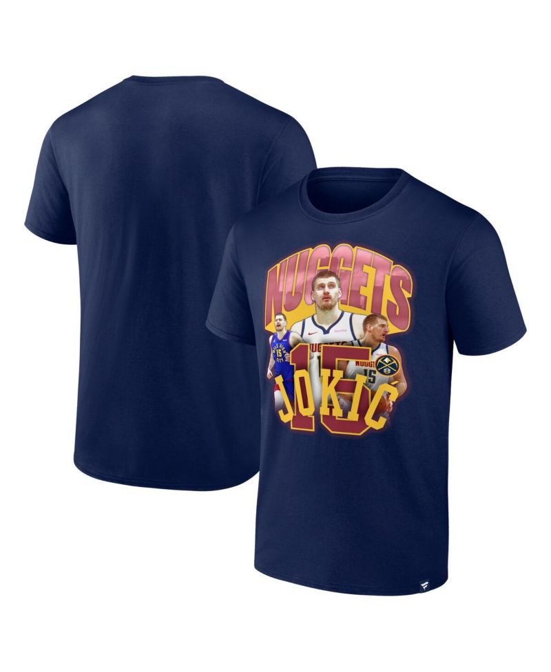 Men's Nikola Jokic Navy Denver Nuggets Notorious 4.0 T-Shirt