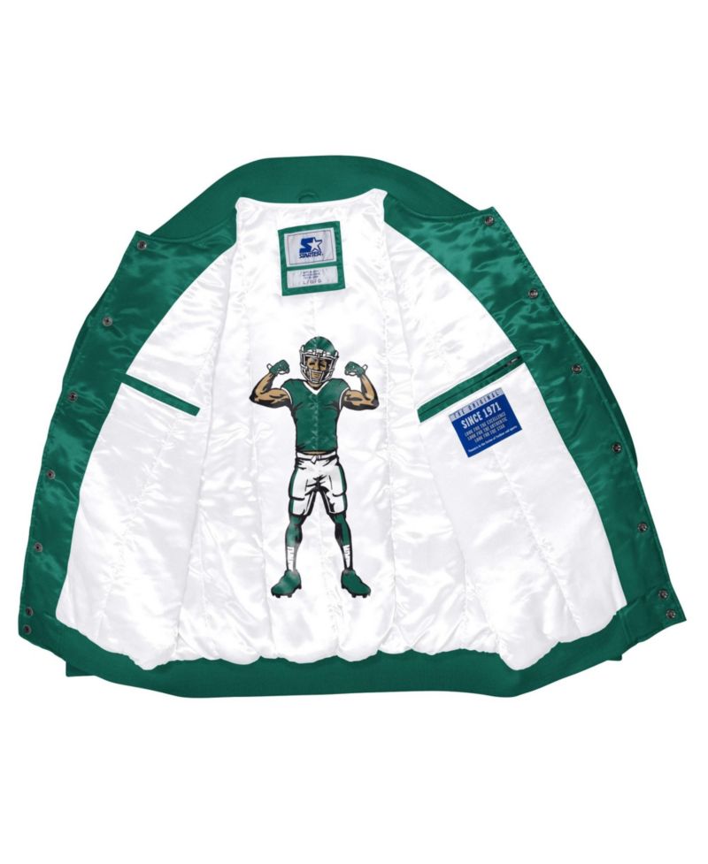 Men's New York Jets Varsity Full-snap Satin-Lined Jacket