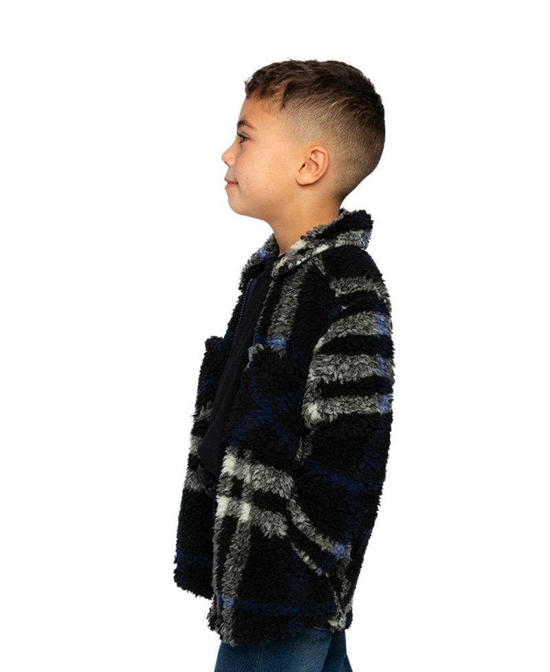 Little and Big Boy (6-12) Zipped Overshirt