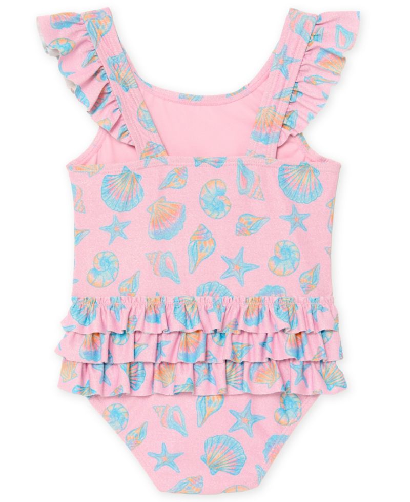 Girls' Toddler 2T-5T Square Neck One-Piece Swimsuit