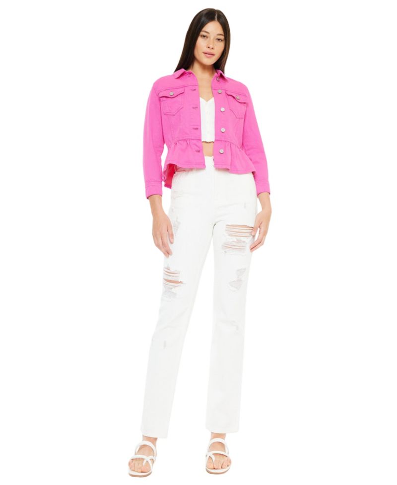 Women's Marilou Peplum Denim Jacket