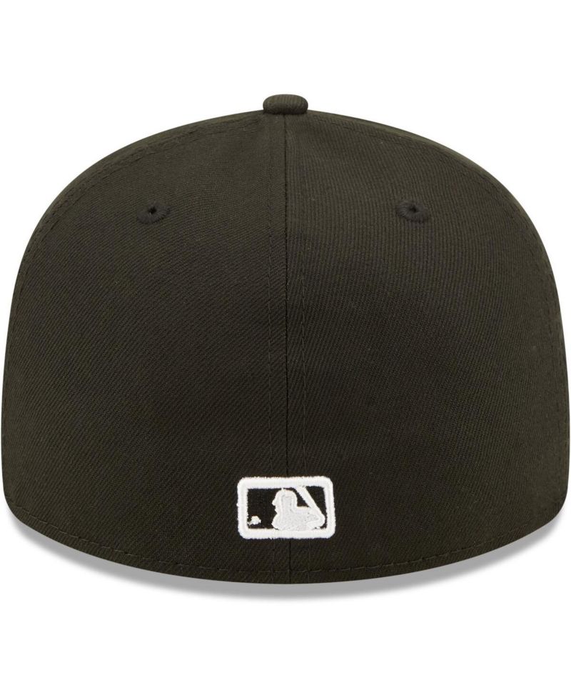 Men's Chicago White Sox Black, White Low Profile 59FIFTY Fitted Hat