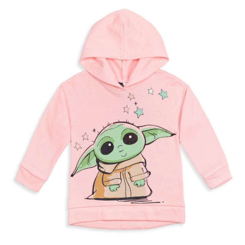 Toddler Girls Grogu 2T - 5T Fleece Hoodie and Leggings Set