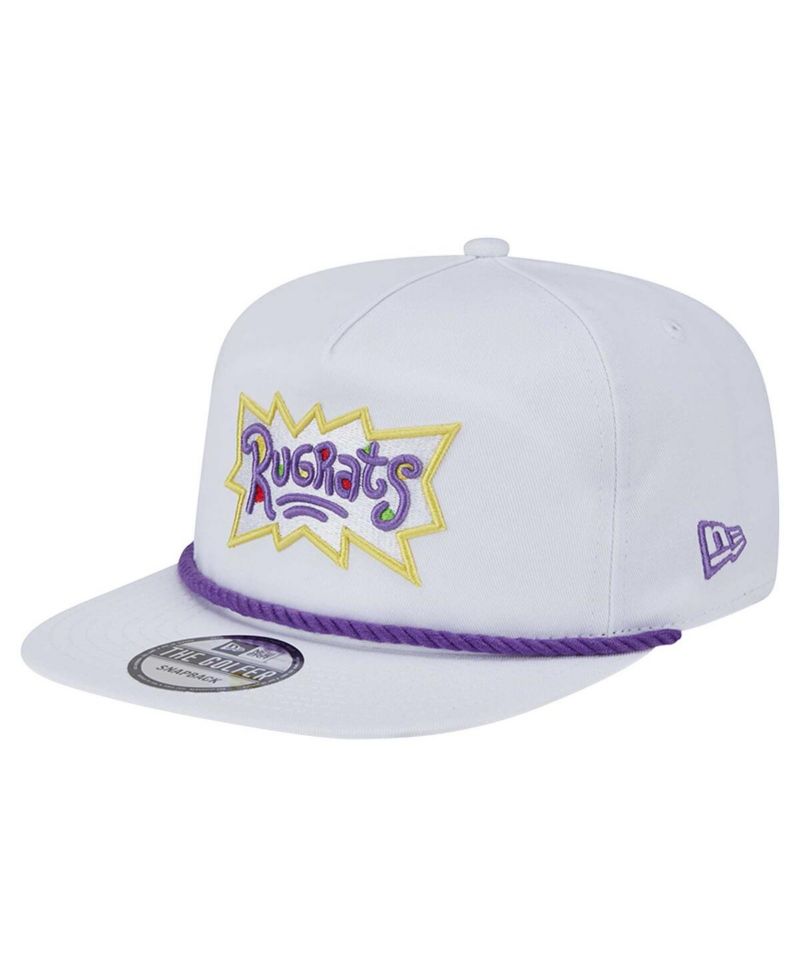 Men's White Rugrats Golfer Snapback Hat
