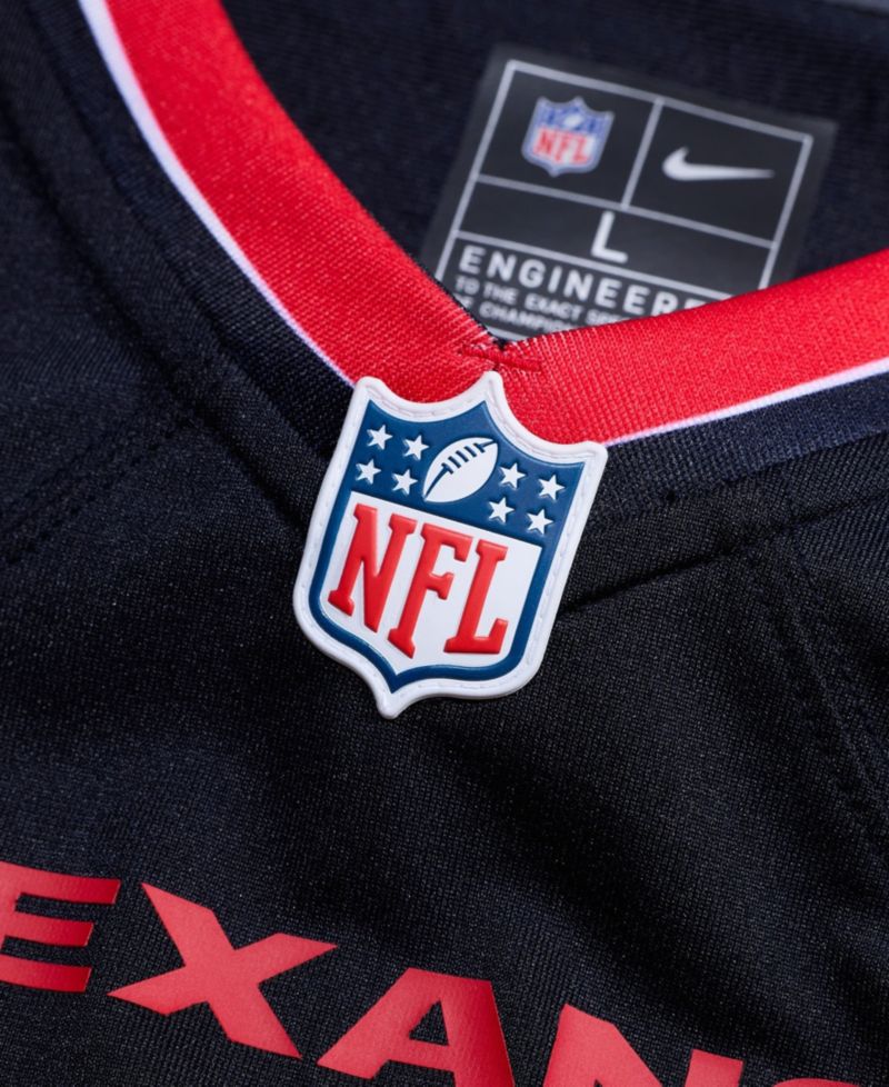 Men's Houston Texans Al-Shaair 0 V-Neck Relaxed-Fit Game Jersey