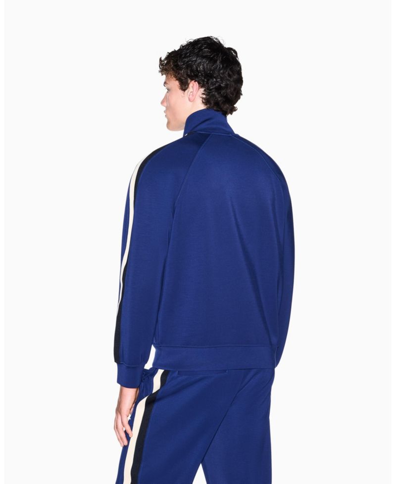 Men's Full Zip Taping Modal Jacket