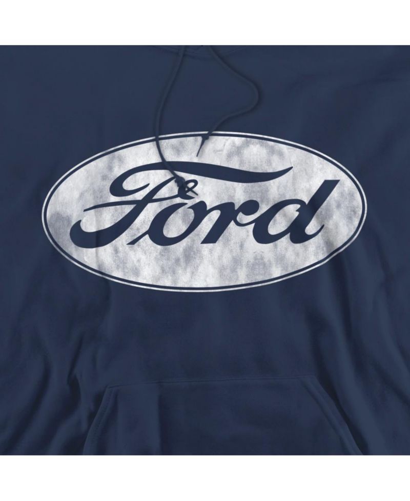Men's Ford Logo Graphic Long-Sleeve Hoodie