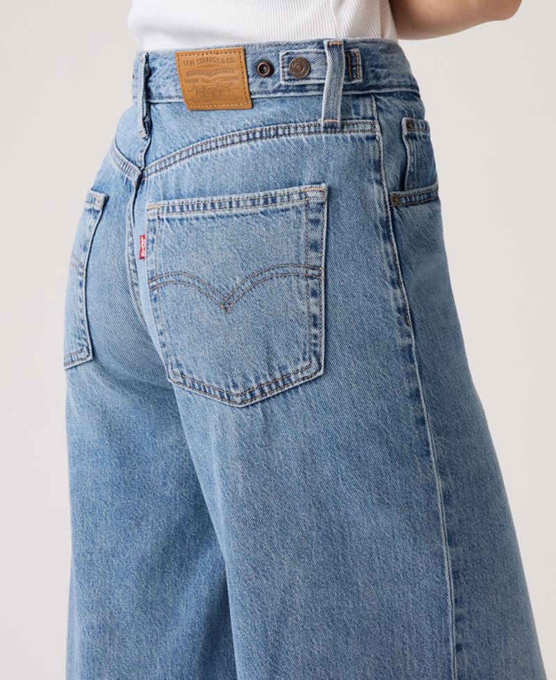 Premium Women's Cinch High-Rise Wide-Leg Jeans