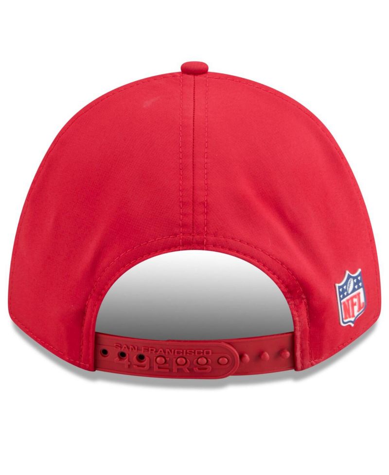 Men's Scarlet San Francisco 49ers 2025 Sideline M-Crown 9FORTY Adjustable Hat