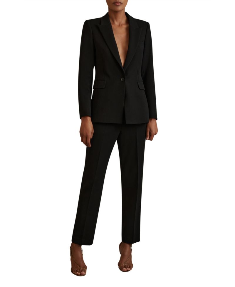Women's Slim-Fit Suit Trousers