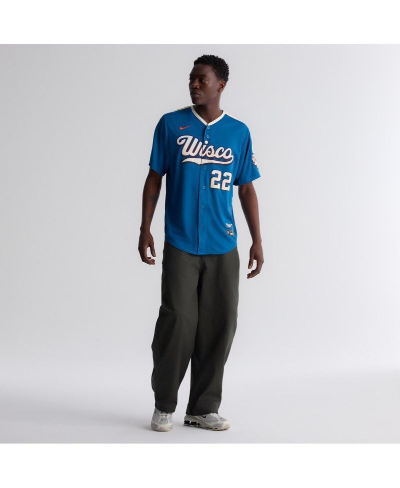 Men's Christian Yelich Mineral Blue Milwaukee Brewers 2026 City Connect Stadium Jersey