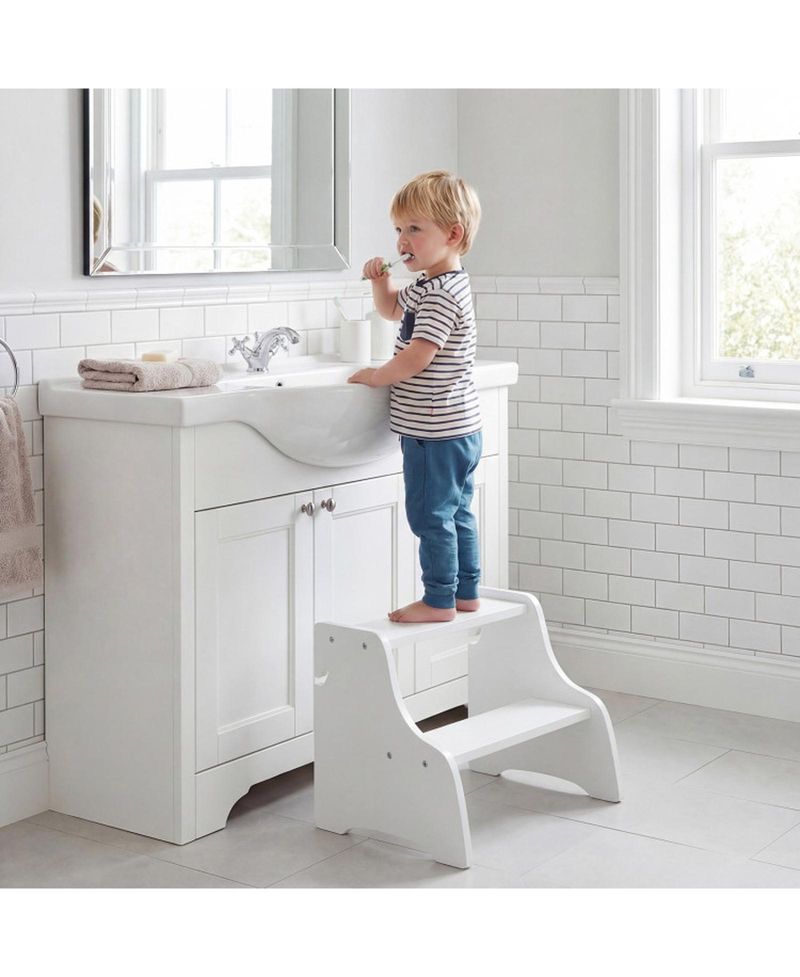 Toddler 3-in-1 Foldable Step Stool with Side Chalkboards