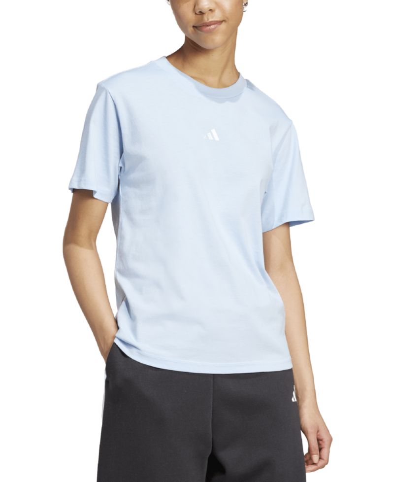 Plus Size Short-Sleeve Cotton Crewneck Logo T-Shirt