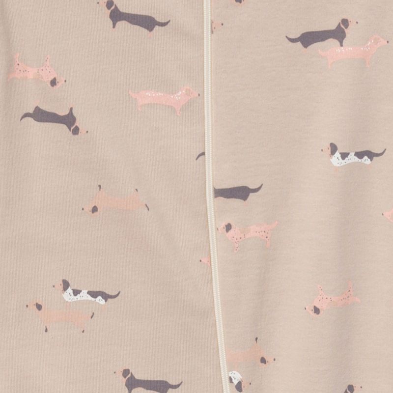 Baby Gender Neutral Snug Fit Footed Pajamas, 2-Pack, Dog