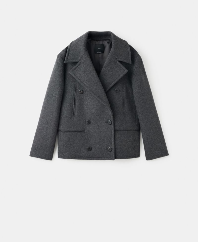 Women's Double-Breasted Wool Coat