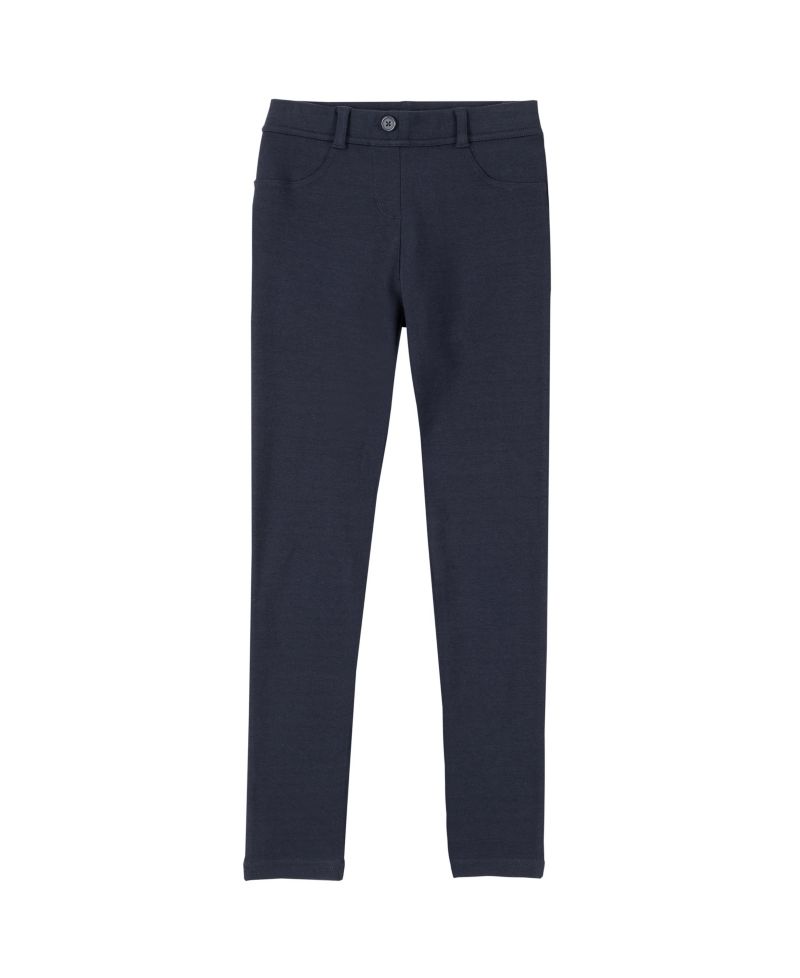 Plus Girls Uniform Knit Jeggings