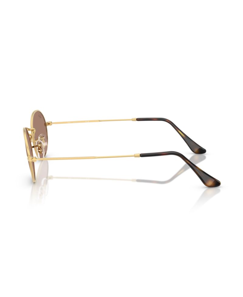 Unisex Oval Metal Chromance Sunglasses, RB3547